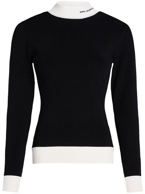 Maglia donna a costine Karl Lagerfeld | 245W2000998